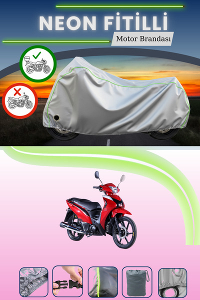 Cemku Shine حقيبة خلفية رمادية اللون ومتوافقة مع قماش نيون فليت كوبا SJ50 Pro...