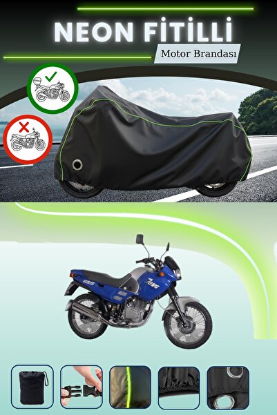 Cemku Shine حقيبة خلفية سوداء وقماش محرك متوافق مع قفل نيون فيتيلي جاوا 250 ليزر