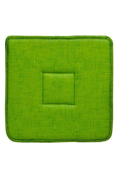 DavidaHome Perna patrata, pentru scaun, cu doua fete, 39x39x3 cm, verde