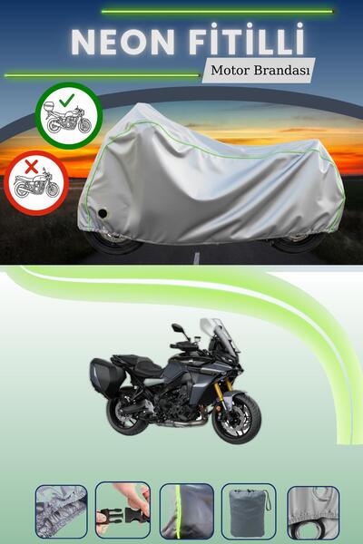 Cemku Shine حقيبة خلفية رمادية اللون ومتوافقة مع قماش نيون متوافق مع دراجة نا...