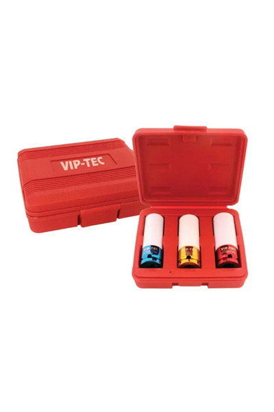 viptec Vt117103 1/2'' Air Deep Socket Wrench Set 3 Pieces