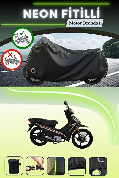 Cemku Shine حقيبة خلفية سوداء وقفل متوافقان مع قماش نيون فيتيل كوبا ريز 100 ا...