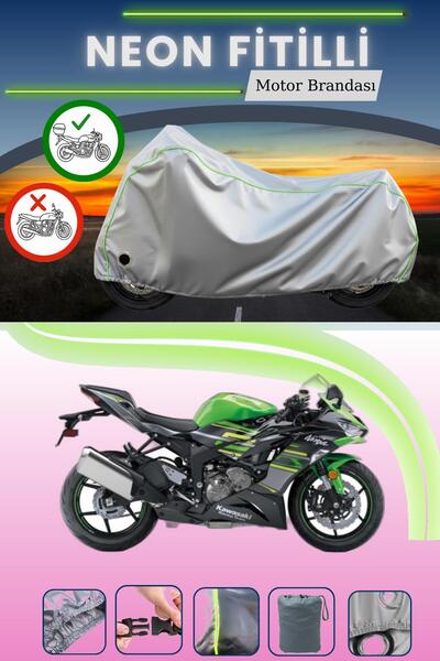 Cemku Shine حقيبة خلفية رمادية اللون ومتوافقة مع قماش نيون متوافق مع دراجة نا...