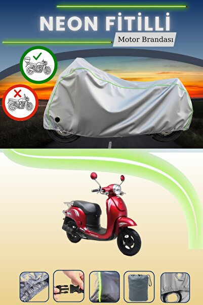 Cemku Shine حقيبة خلفية رمادية نيون قماش مجدّل ومتوافقة مع قفل كوبا تويستر 50...