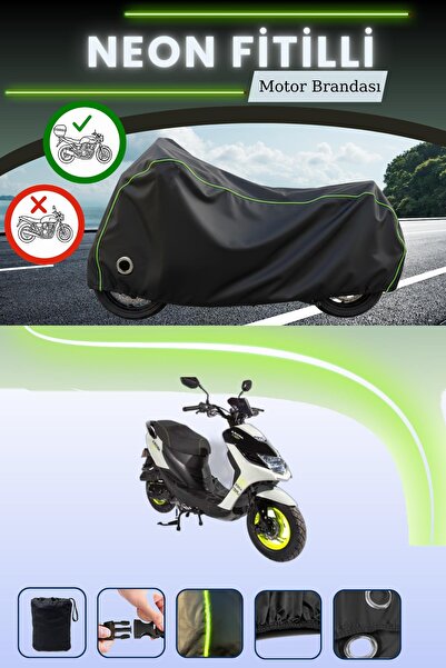 Cemku Shine حقيبة خلفية سوداء وقماش نيون متوافق مع قفل أورورا AR 50-11 أريس م...