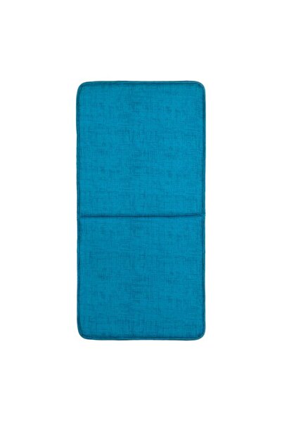 DavidaHome Turquoise, thin, double-sided chair cushion, elastic fastening, 43x88x2.5 cm