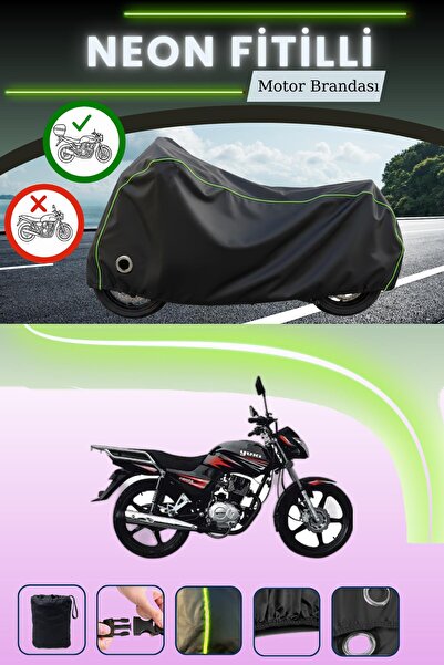 Cemku Shine حقيبة خلفية سوداء وقماش متوافق مع قفل نيون متوافق مع يوكي فورزا 100