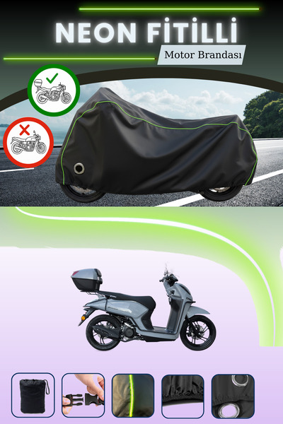 Cemku Shine حقيبة خلفية سوداء وقماش متوافق مع قفل نيون فيتيلي يوكي جنتل 50 مت...