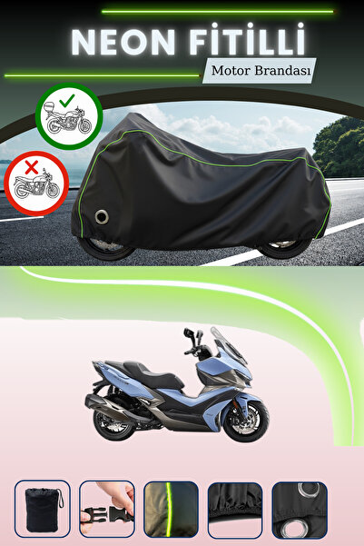 Cemku Shine حقيبة خلفية سوداء وقفل متوافقان مع قماش نيون كيمكو إكسايتنغ VS 40...