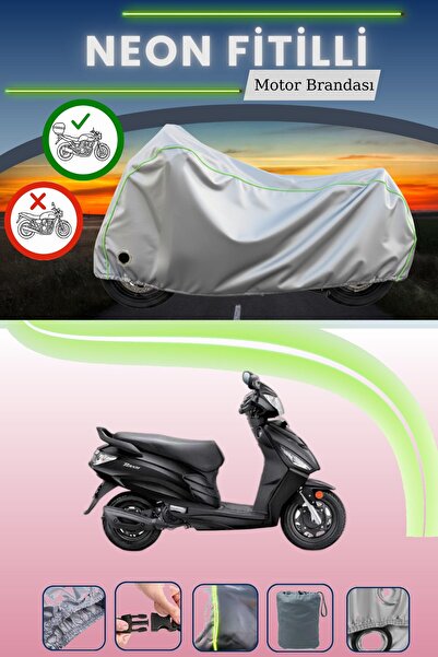 Cemku Shine حقيبة خلفية رمادية اللون ومتوافقة مع قماش نيون فيتيل هيرو داش VX ...