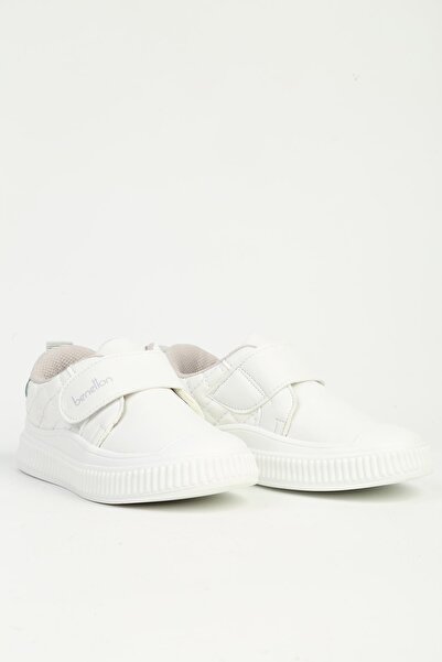 Benetton White Children's Sports Shoes Bn-32091