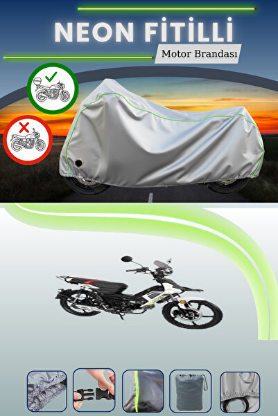 Cemku Shine حقيبة خلفية رمادية اللون ومتوافقة مع قماش نيون فايتي ألتاي تانك S...