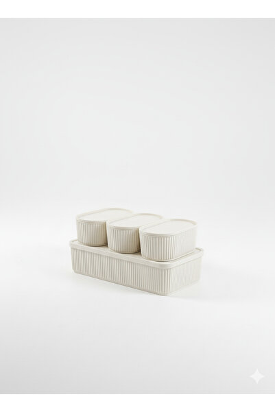 KOROGLU HOUSE Practicality with a Set of 4 Storage Containers