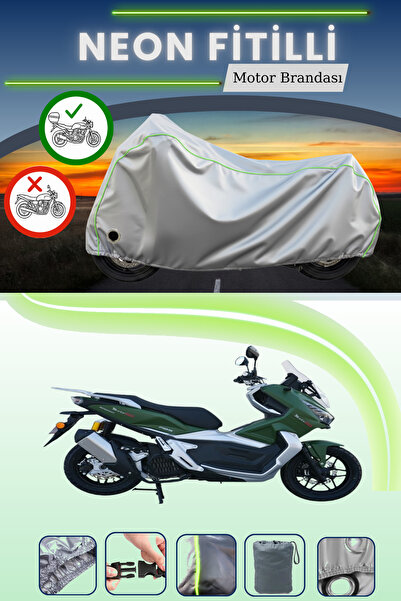 Cemku Shine حقيبة خلفية رمادية اللون ومتوافقة مع قماش نيون فيتيل موتولوكس وو ...