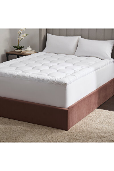 Bee Home 100% cotton double mattress pad, 400 stitches