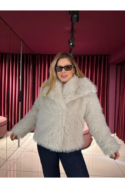 Serpirella Butik Şal Yaka Kürk