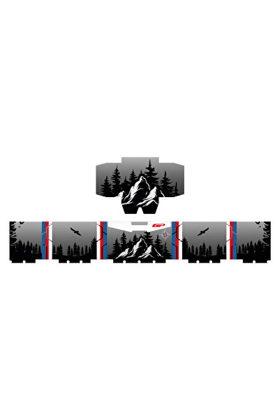 GP KOMPOZİT DSN06 57 lt Alüminyum Motosiklet Çanta Uyumlu Sticker