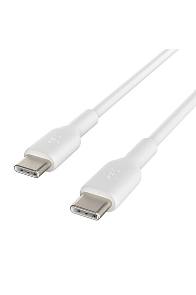 Belkin كابل Boost Charge USB-C - USB-C - بطول 1 متر، أبيض، CAB00