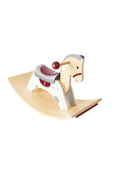 Hape حصان هزاز خشبي 2 في 1 ولوح توازن