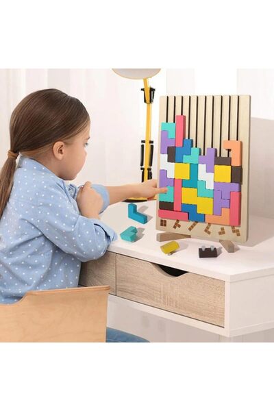 Choice مجموعة واحدة من ألعاب الألغاز الخشبية، لعبة التكديس، نشاط تجمع عائلي، ...