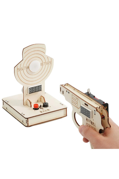 Choice مجموعة ألعاب علمية DIY، نموذج جهاز رماية بالليزر للأطفال، مجموعة أدوات...