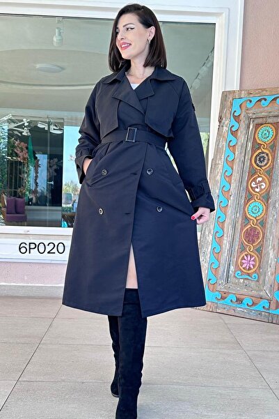 İnce Topuk Prive Seri Apoletli Torino Trençkot 6p020