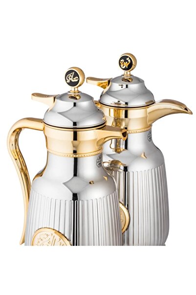 ORIAN Asal nickel gold thermos set, 2 pieces