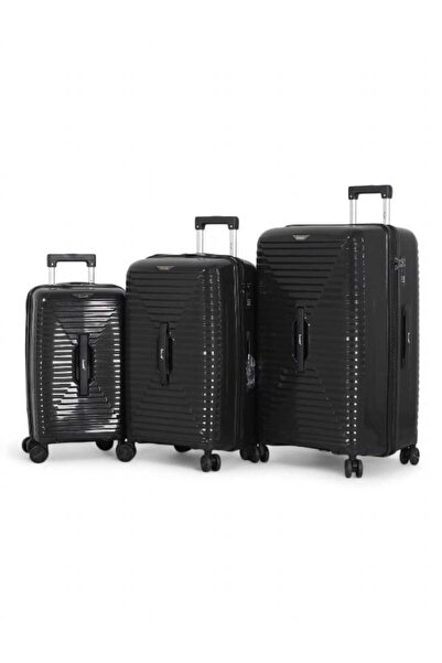 BUBULE Luxury and Durable Luggage Set - 3 Pieces of Shatter-Resistant Polypropylene (1 Year Warranty Included)