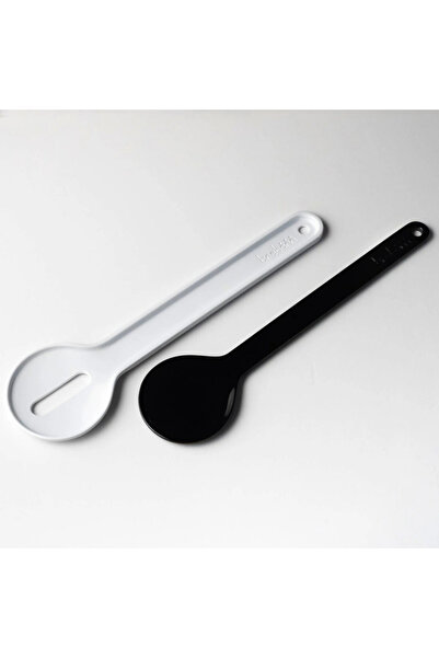 Trebonn Set of 2 salad utensils 1524140, 27.5cm, Melamine, White/black