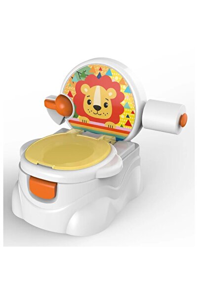 OEM Musical Potty with Toilet Paper Holder, Happy Lion, Yellow