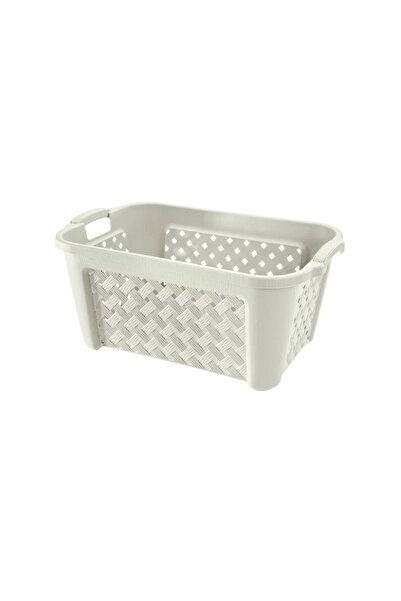 ORIAN سلة غسيل أريانا أنجورا - ٣٥ لترًا، لون بيج | حل تخزين أنيق ومتين