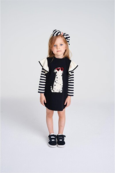 Lia Lea BG Store Kız Bebek Siyah Elbise