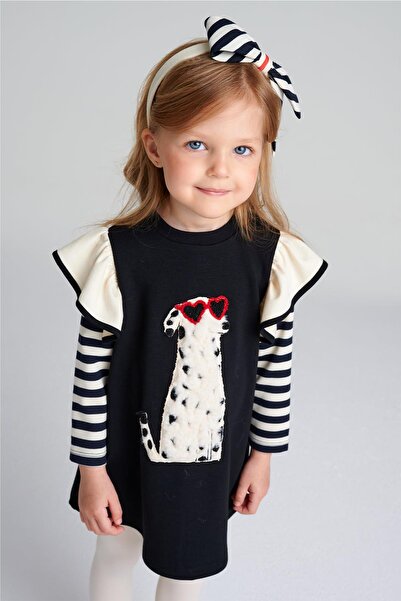 Lia Lea BG Store Kız Bebek Siyah Elbise