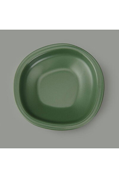 Evidea Kitchen Bloom Çukur Yemek Tabağı - Yeşil - 23 cm