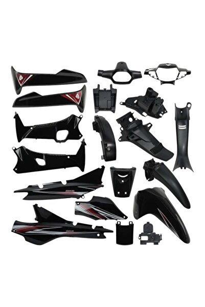 ÇELİKMOTO KAPORTA SET [SİYAH] - ARORA KASIRGA #65855