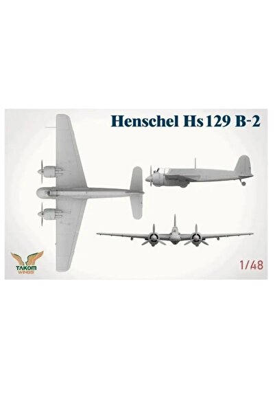 Choice مجموعة نموذج طائرة هجومية داخلية طراز TAKOM MODEL 48001 من Henschel Hs129B-2، تجميع بلاستيكي بمقياس 1/48...
