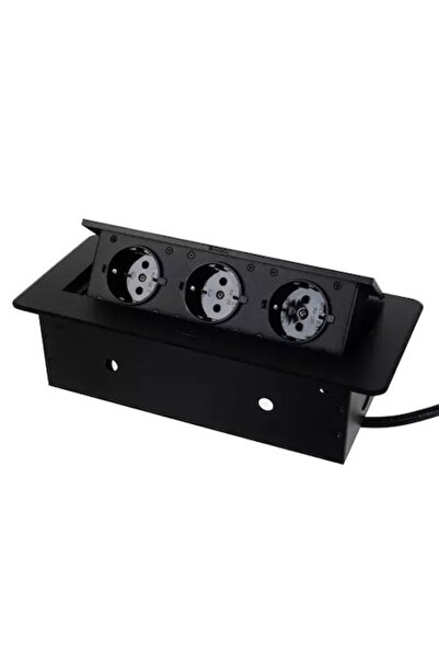 EBA Priză ascunsă pentru blat, Izoxis, neagră, 21659