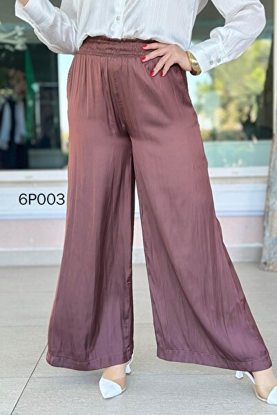 İnce Topuk Prive Series Satin Pants 6P003