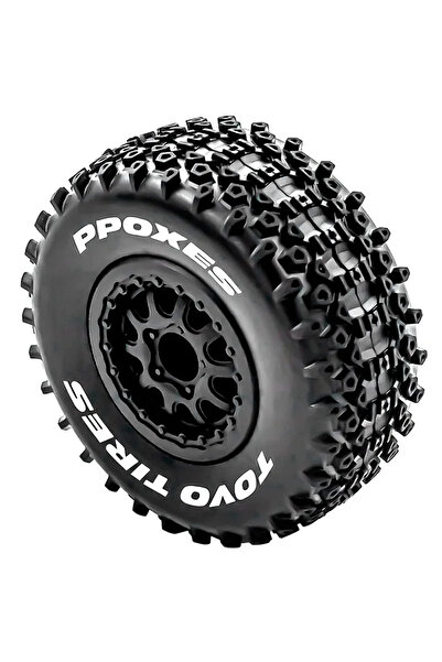 Choice ب 4 قطع 112 مم 1/10 إطارات شاحنة قصيرة المسار عجلة الإطارات مع سداسي 1...