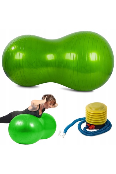 zola Hazelnut fitness ball, 40 x 80 cm, for muscle strengthening, physical fitness and neurological treatment