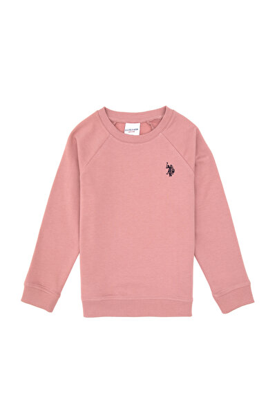 U.S. Polo Assn. Boy's Orchid Basic Crew Neck Sweatshirt 50313832-Vr221