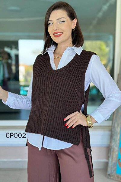 İnce Topuk بلوزة تريكو من سلسلة Prive 6p002