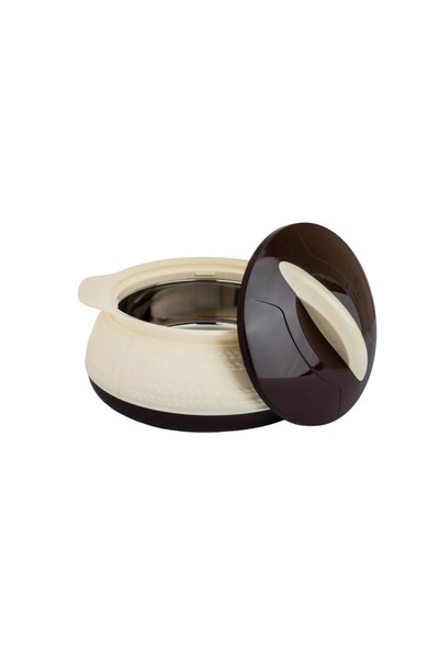 ORIAN MILTON White, Beige and Brown 3-Piece Food Container Set