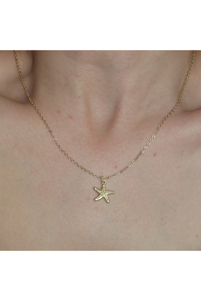 irva collection Minimal Deniz Yıldızı Kolye