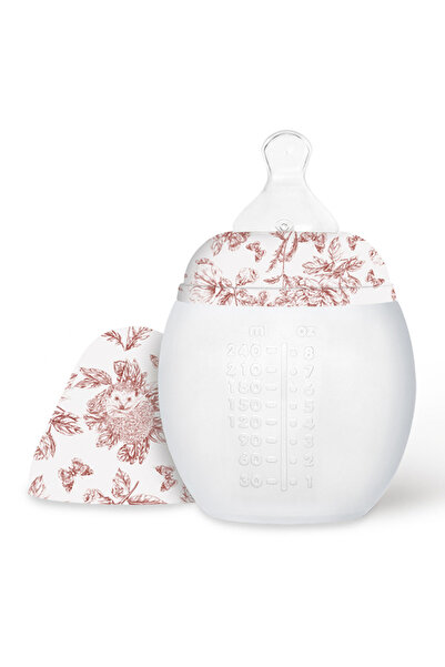 Elhee زجاجة رضاعة من السيليكون الطبي تارتين آند شوكولاتة تيراكوتا للأطفال من ...