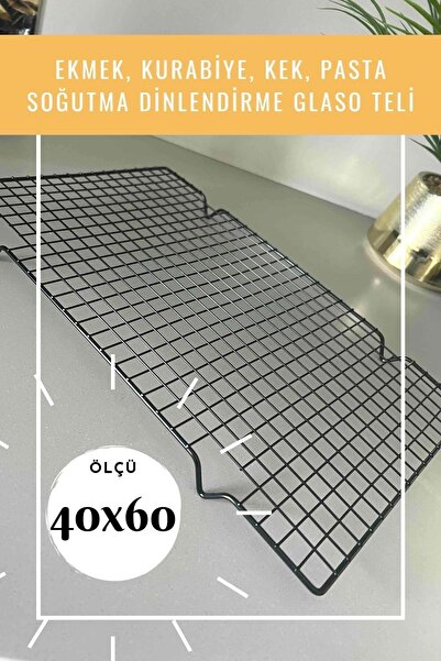 PASTAHÜMA Ekmek, Kurabiye, Kek, Pasta Soğutma Dinlendirme Glaso Teli 40x60 Cm