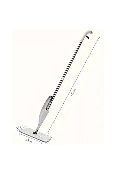 OEM Spray mop, plastic, length 128 cm, cloth with velcro fastening