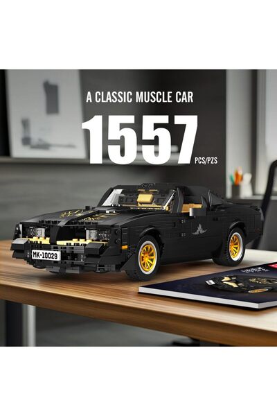 Choice مع صندوق MK10029 MK10029 مجموعة بناء سيارة رياضية (1557 قطعة) - نموذج سباق قابل للتجميع من MOC، ثابت