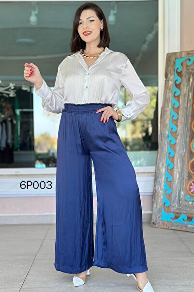 İnce Topuk Prive Series Satin Pants 6P003