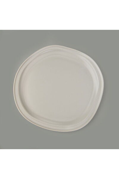 Evidea Kitchen Bloom Servis Tabağı - Gri - 29 cm